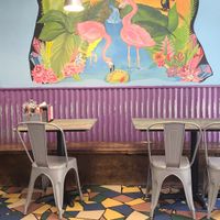 Dining area  at A1A Burrito Works Taco Shop in St Augustine