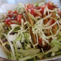 Tempeh hard tacos  at A1A Burrito Works Taco Shop in St Augustine