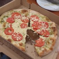 12 inch vegan pizza at Ian's Pizza in Madison