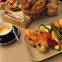 Breakfast brunch at Cafe Neue Liebe in Berlin
