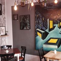 Inside at Cafe Neue Liebe in Berlin