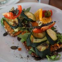 Maybach Sandwich at Cafe Neue Liebe in Berlin