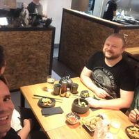 Ramen and lots of side dishes   at Papa Ramen - Skydebanegade in Copenhagen