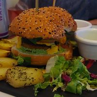 Burger Hipster at Sanissimo - Opera in Madrid