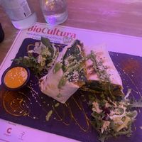 Wrap sociable with vegan kimchi mayonnaise   at Sanissimo - Opera in Madrid