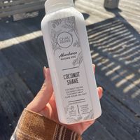 Their house special Coconut shake, simple clean ingredients  at Chau VeggiExpress - Granville Island Stall in Vancouver