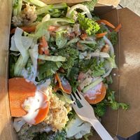 Sapa power salad - yummy!  at Chau VeggiExpress - Granville Island Stall in Vancouver