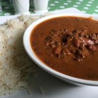 curry & rice at Annapurna Cafe in Bedlington