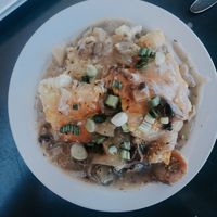 Biscuits & gravy at Leaf Vegetarian Restaurant in Boulder