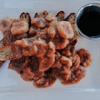 French toast at Leaf Vegetarian Restaurant in Boulder