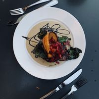 Jamaican jerk tempeh  at Leaf Vegetarian Restaurant in Boulder