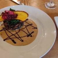 Jerk tempeh at Leaf Vegetarian Restaurant in Boulder