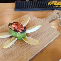 Avocado tartar at Leaf Vegetarian Restaurant in Boulder