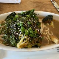 Udon noodles  at Leaf Vegetarian Restaurant in Boulder