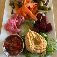 The Leaf plate  at Leaf Vegetarian Restaurant in Boulder