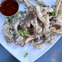 Oyster mushrooms   at Leaf Vegetarian Restaurant in Boulder