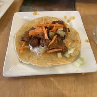 Buffalo cauliflower taco  at Leaf Vegetarian Restaurant in Boulder
