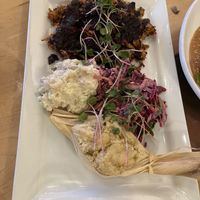 Lapsang souchong bbq  at Leaf Vegetarian Restaurant in Boulder