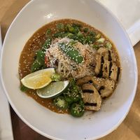 Szechuan glass noodles  at Leaf Vegetarian Restaurant in Boulder