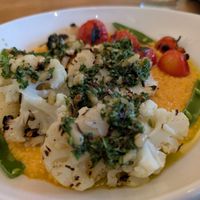 Orange Cauliflower at Leaf Vegetarian Restaurant in Boulder