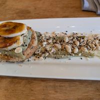 Pandan Banana Tart at Leaf Vegetarian Restaurant in Boulder