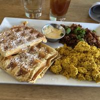 Vegan Brunch  at Leaf Vegetarian Restaurant in Boulder