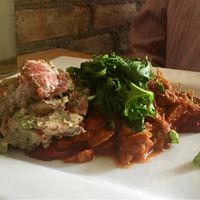 BBQ seitan at Leaf Vegetarian Restaurant in Boulder