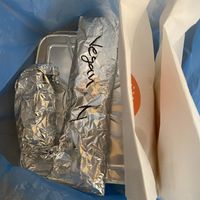 Vegan delivery bag  at Krishna in Berlin