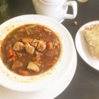 Winter veg stew at The Green Room in Middlesbrough