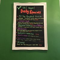 100% VEGAN!  at The Green Room in Middlesbrough