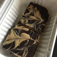 Peanut cake at The Green Room in Middlesbrough