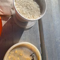 Veg Tikka Masala and complimentary rice  at Indian Oven in Amarillo