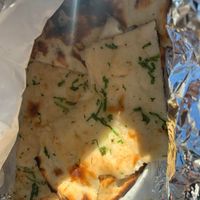 Garlic Naan, so soft and yummy! at Indian Oven in Amarillo