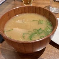 Miso soup came with the meal and was so satisfying on a cold day. #Veganuary at Evah Dining Macrobiotic - Hakata Riverain Mall in Fukuoka