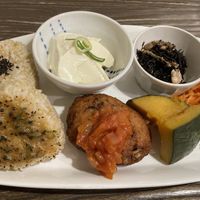 Vegan rice ball set  at Evah Dining Macrobiotic - Hakata Riverain Mall in Fukuoka