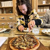 Pizza mit saisonalem Gemüse  at Le Golose Imperfezioni in Como