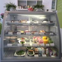 case of goods, mostly vegan at Raw n More  in Helsinki
