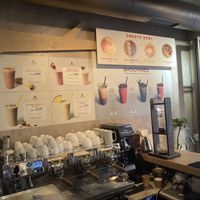 Wall menu  at Fontana in Athens