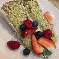 Victoria sponge   at Earthlings in Bolton