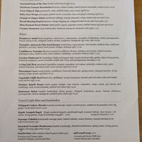 Menu - August 2025 at Earthlings in Bolton