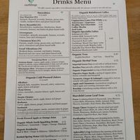 Drinks menu - August 2025 at Earthlings in Bolton
