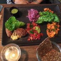 Veggie plate at Hafnia Bar in Copenhagen