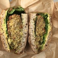 Best falafel sandwich in the world!!  at Hafnia Bar in Copenhagen