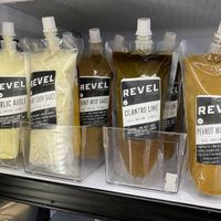 Sauces to go - made on house  at Revel Kitchen in Brentwood