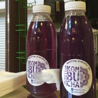 ukranian combucha! at Ra.man in Kyiv