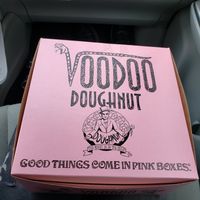 Love the box at Voodoo Doughnut - E Colfax in Denver