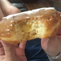 Pb and cream donut  at Voodoo Doughnut - E Colfax in Denver