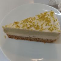 Lemon cheesecake. at Brother Su Vegan Kitchen in New Taipei City