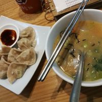 Nori and Miso soup with whole wheat dumplings at Brother Su Vegan Kitchen in New Taipei City