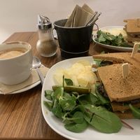 Vegan sandwich  at Good Eats Prague in Prague